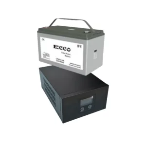 Ecco 1000W 12V Pure Sine Wave Inverter + 100Ah Gel Battery / Budget Solar Backup Combo